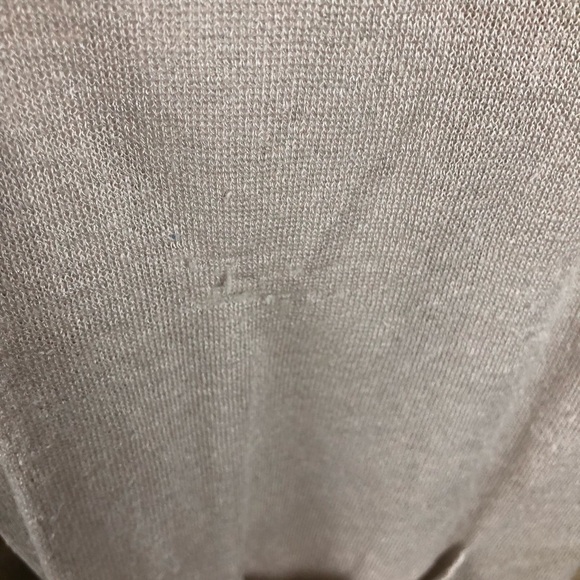 Halogen Lightweight Linen Blend Beige Cardigan Size: S - Picture 4 of 10